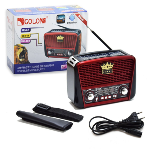 RADIO CON PANEL SOLAR RXBT455S