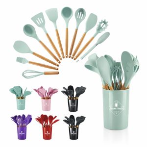 UTENSILLOS DE SILICONA 12PCS ASIA24